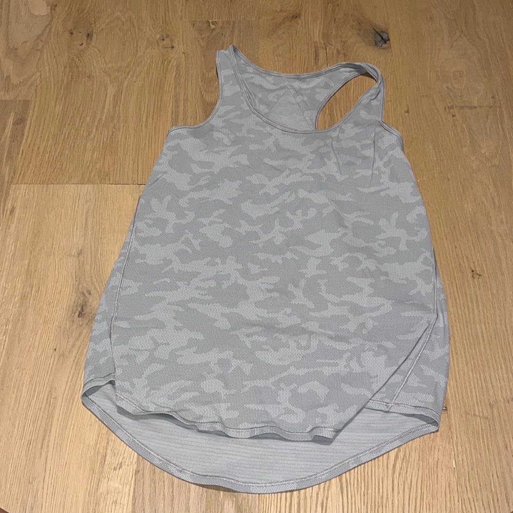 Lululemon grey camo tank top